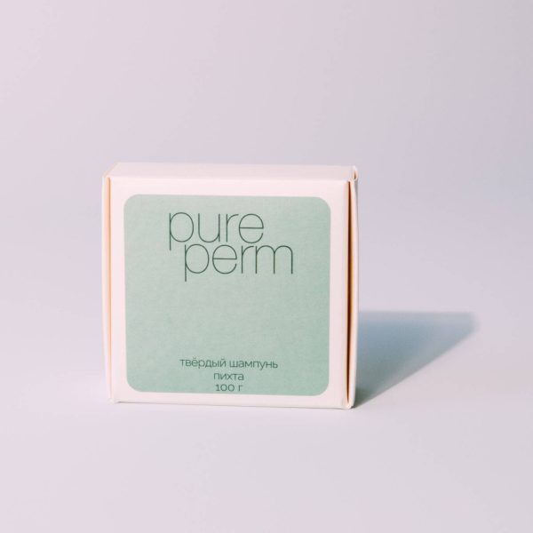 Твердый шампунь для волос Pure Perm Пихтовый 100г — изображение 1