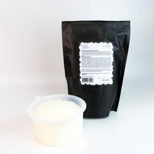 Пленочный полимерный воск для депиляции в гранулах Pure Perm Pure Wax 500г — изображение 1