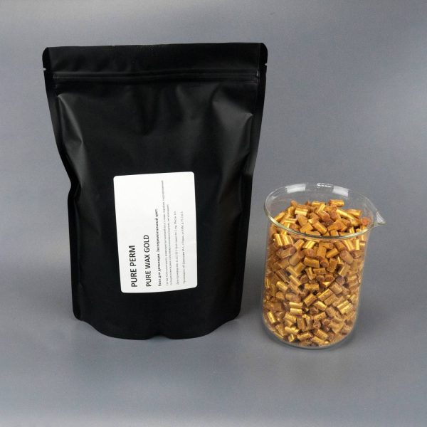 Пленочный полимерный воск для депиляции в гранулах Pure Perm Pure Wax Gold 1кг — изображение 1