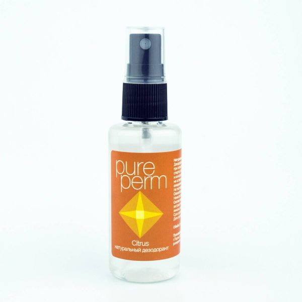 Натуральный дезодорант спрей от пота Pure Perm Citrus — изображение 1