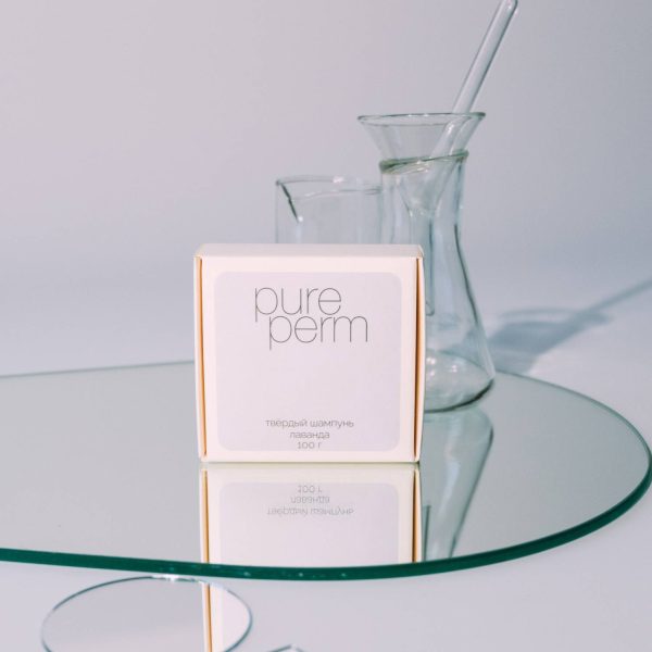 Твердый шампунь для волос Pure Perm Лавандовый 100г — изображение 3