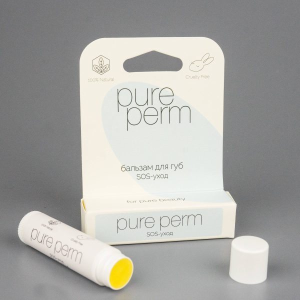 Натуральный бальзам для губ с пчелиным воском Pure Perm SOS-уход — изображение 3