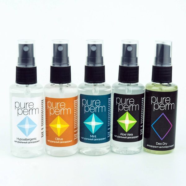Натуральный дезодорант спрей от пота Pure Perm Aloe Vera — изображение 3