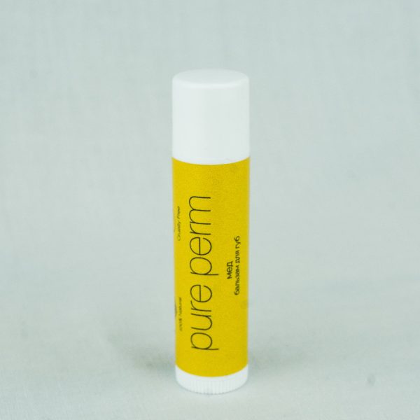 Натуральный бальзам для губ с пчелиным воском Pure Perm Мед — изображение 3