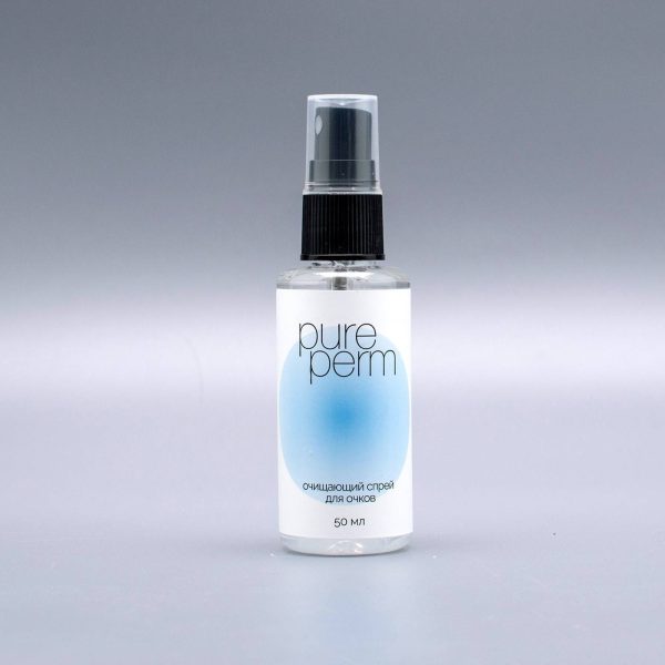 Очищающий спрей для очков Pure Perm 50мл с салфеткой — изображение 4