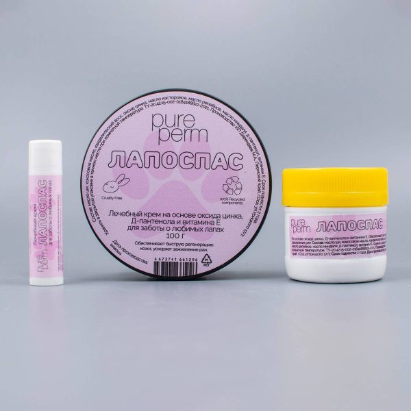 Крем лечебный для любимых лап "Лапоспас" Pure Perm, 40мл — изображение 5