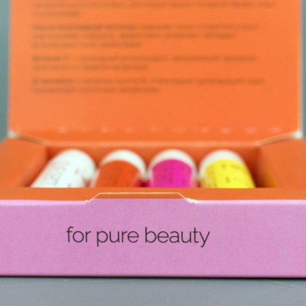 Набор натуральных бальзамов для губ Pure Perm: SOS, клубника, вишня, ваниль — изображение 5